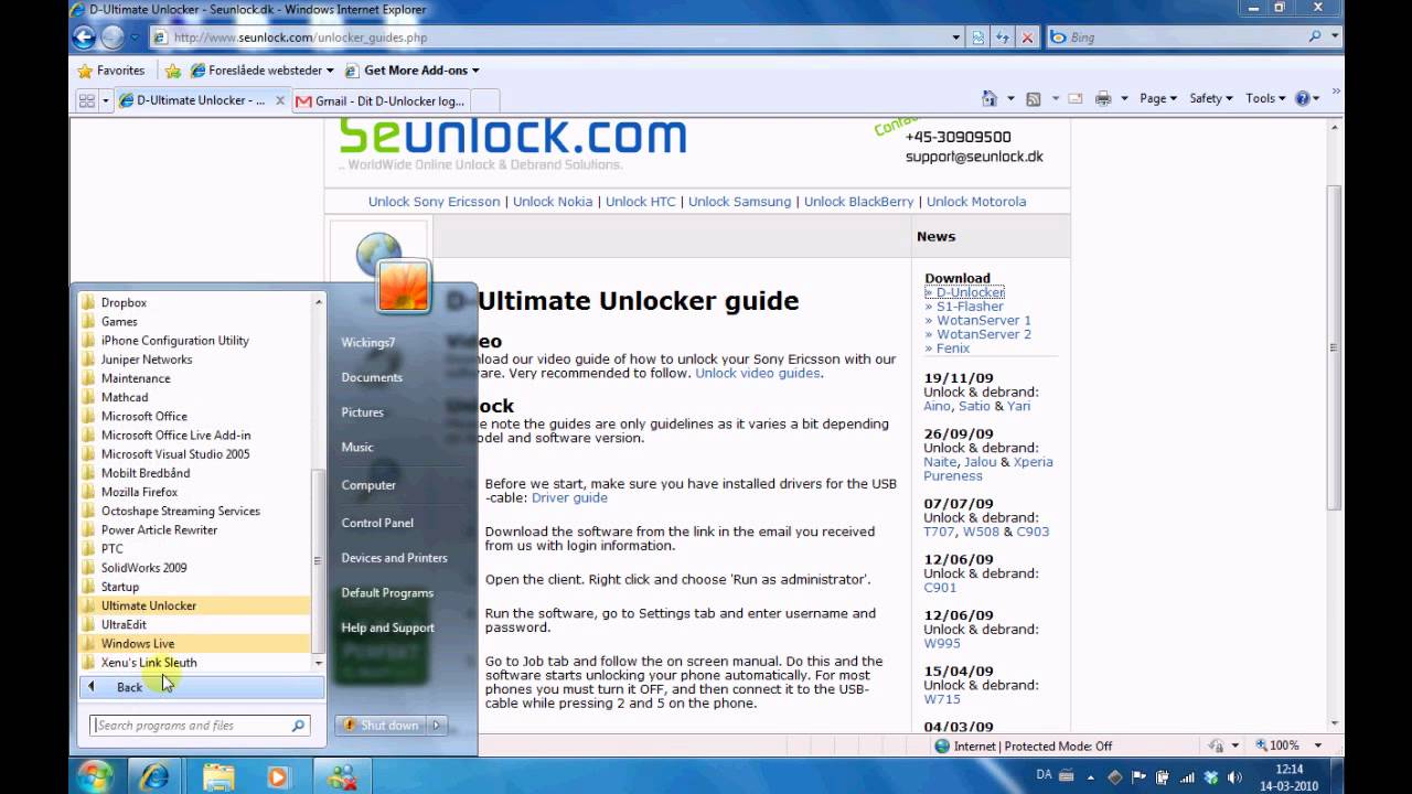 sony xperia unlock software free